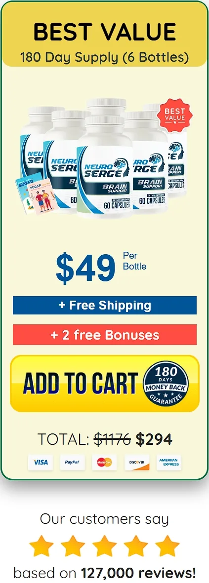 buy neuroserge 6 bottle